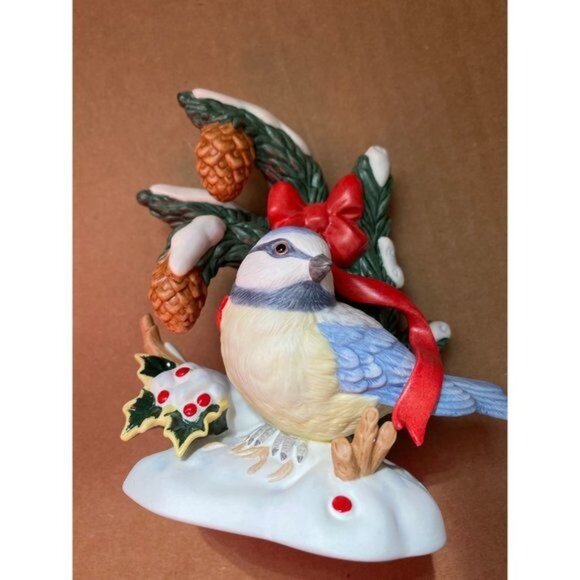 Lenox 2010 Christmas Blue Titmouse Figurine w/ COA, Holiday Bird Series NEW - Picture 8 of 10
